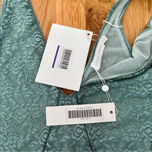 NWT New Jonathan Simkhai Ocean Standard Afton Lace Bodysuit Sz S - Picture 3 of 5